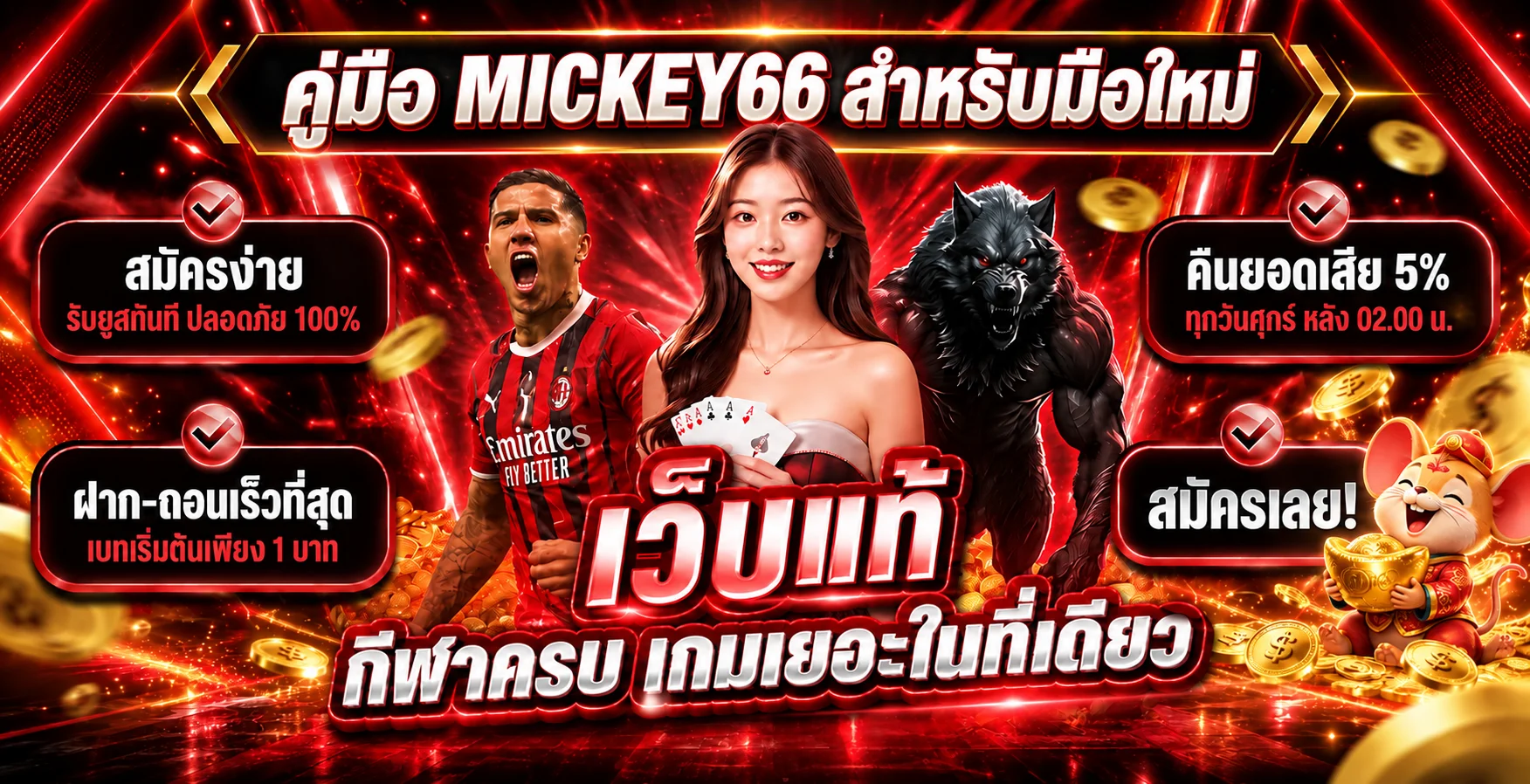 MICKEY66 คู่มือมือใหม่ | ทางเข้า สมัคร สล็อต และฝากถอน